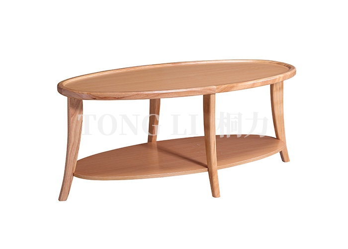 延安双层椭圆茶几
